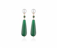 Orecchini Lelune Donna LELUNE GLAMOUR in Argento Giada LGEA532.1